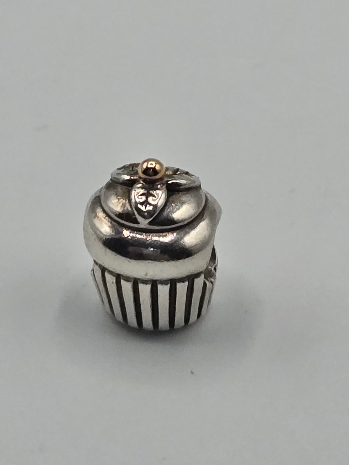 Pandora Two Tone Cupcake Charm