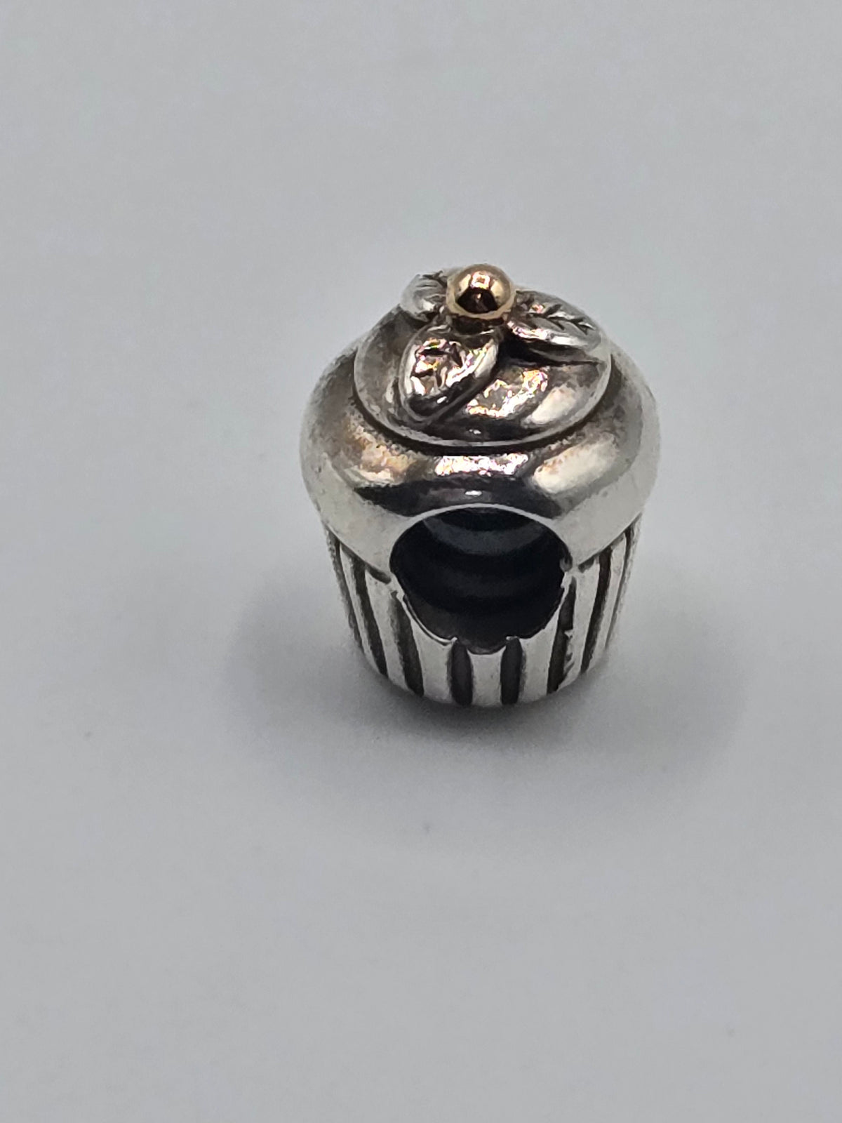 Pandora Two Tone Cupcake Charm