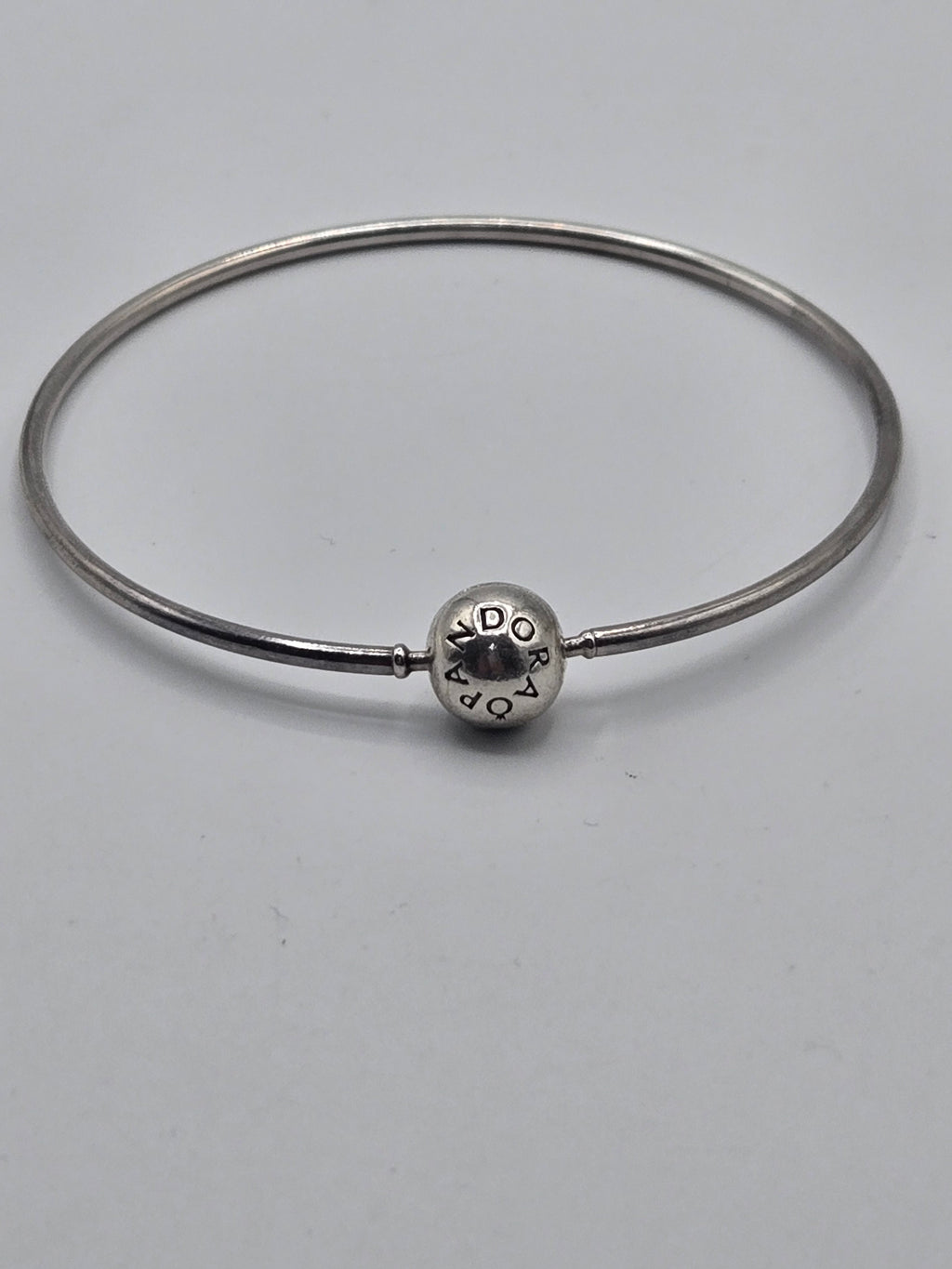 Pandora Thin Silver Bangle (55mm)