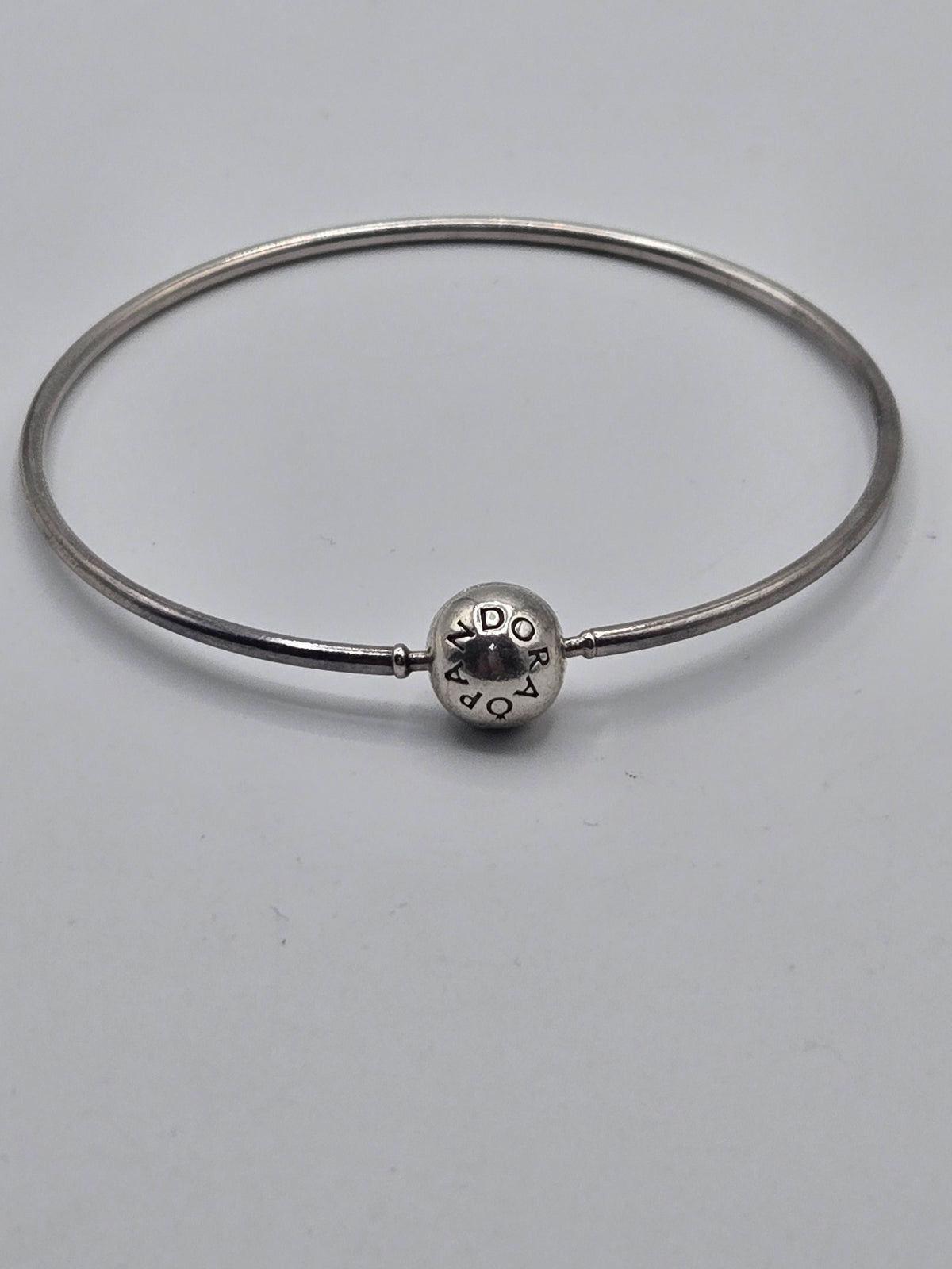 Pandora Thin Silver Bangle (55mm)