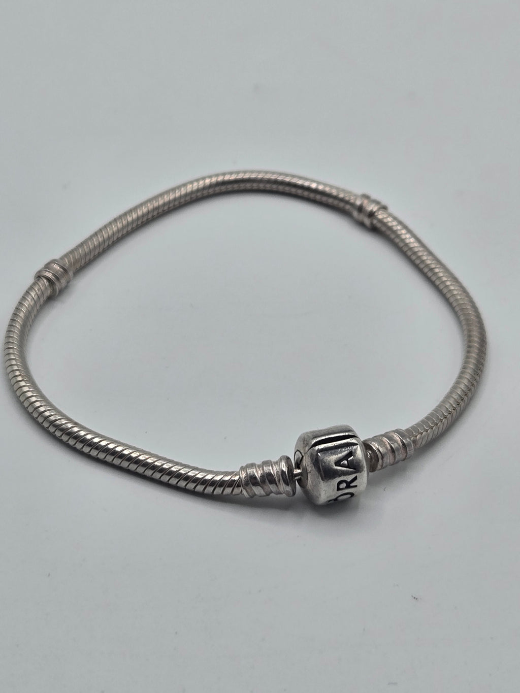 Preloved Pandora Moments Snake Chain Bracelet 19cm, S925 ALE sterling silver