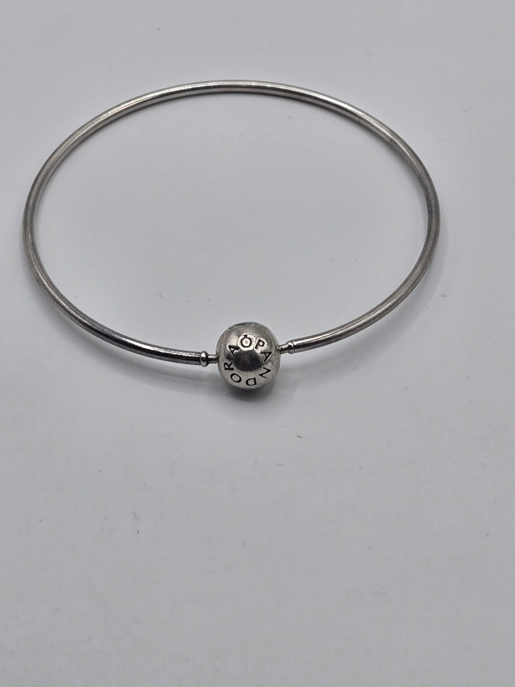 Pandora Thin Silver Bangle (55mm)