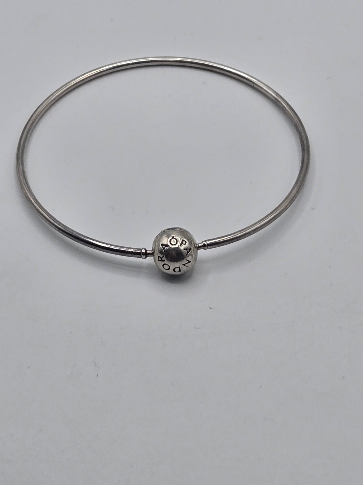 Pandora Thin Silver Bangle (55mm)