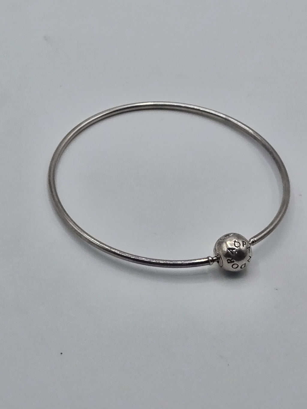 Pandora Thin Silver Bangle (55mm)