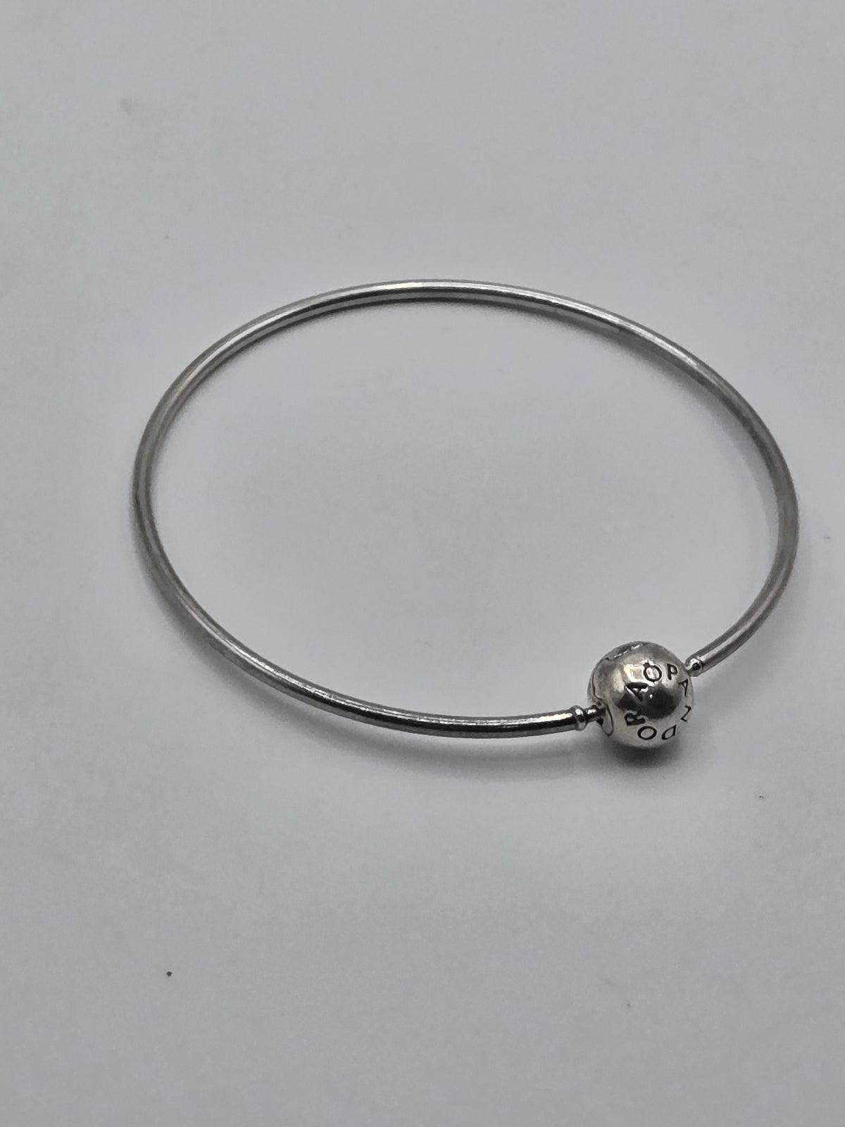Pandora Thin Silver Bangle (55mm)