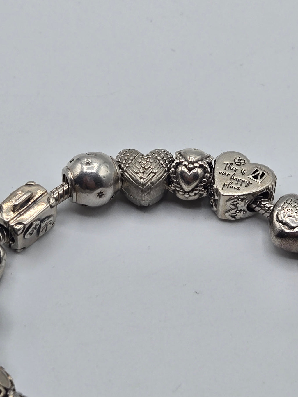 Pandora Bracelet with 19 Charms (21cm)