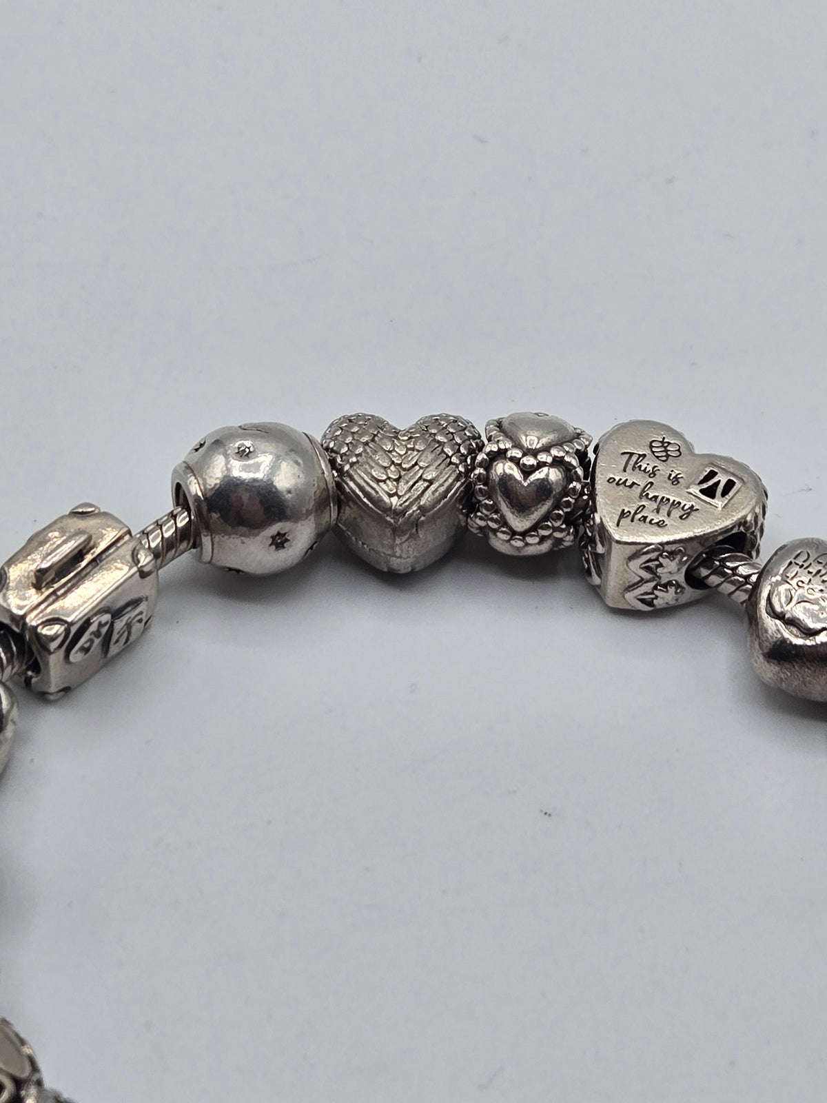 Pandora Bracelet with 19 Charms (21cm)