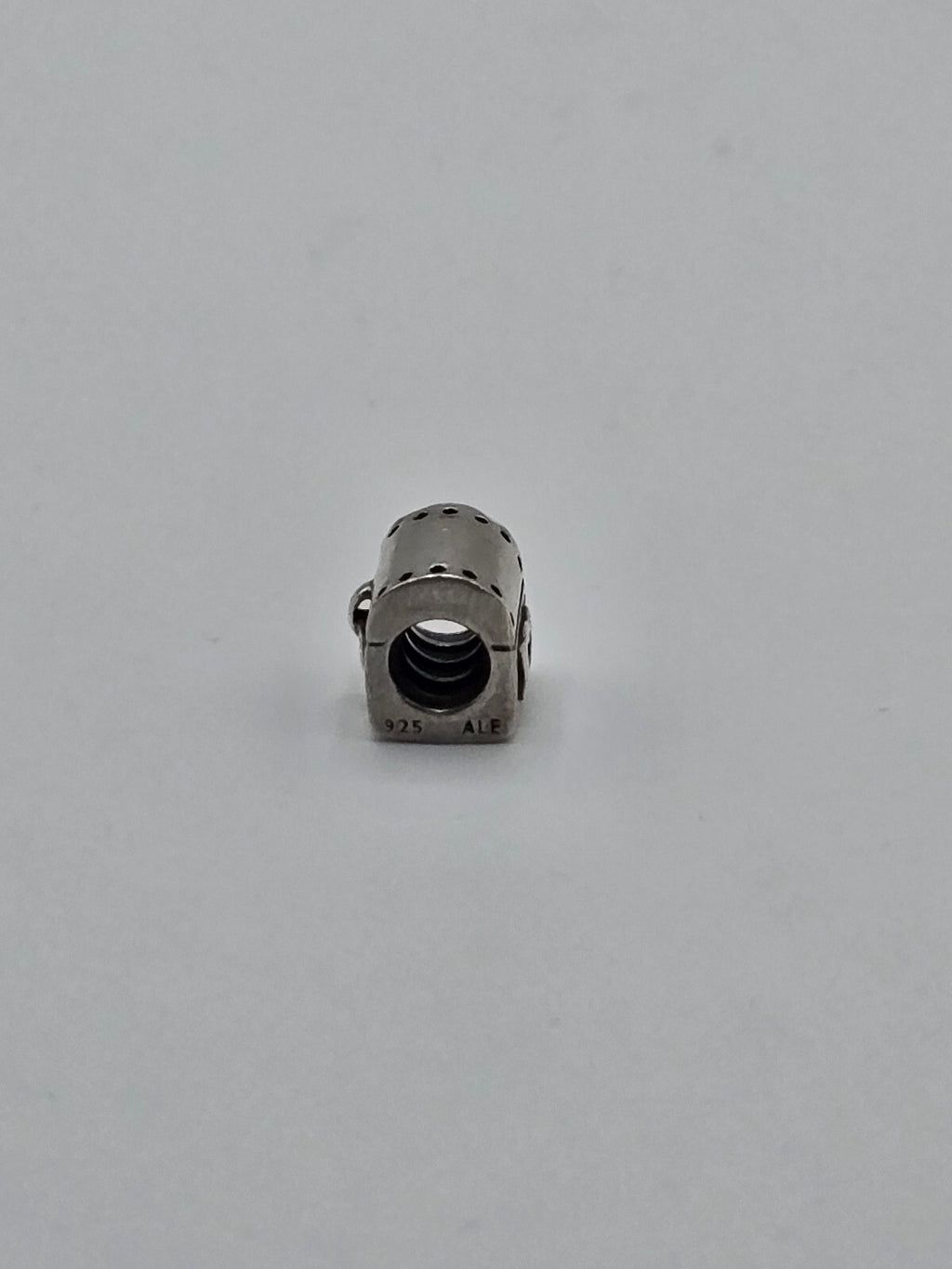Preloved Pandora Treasure Chest Charm, S925 ALE sterling silver, close up