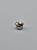 Pandora Heart Charm with Clear Stone