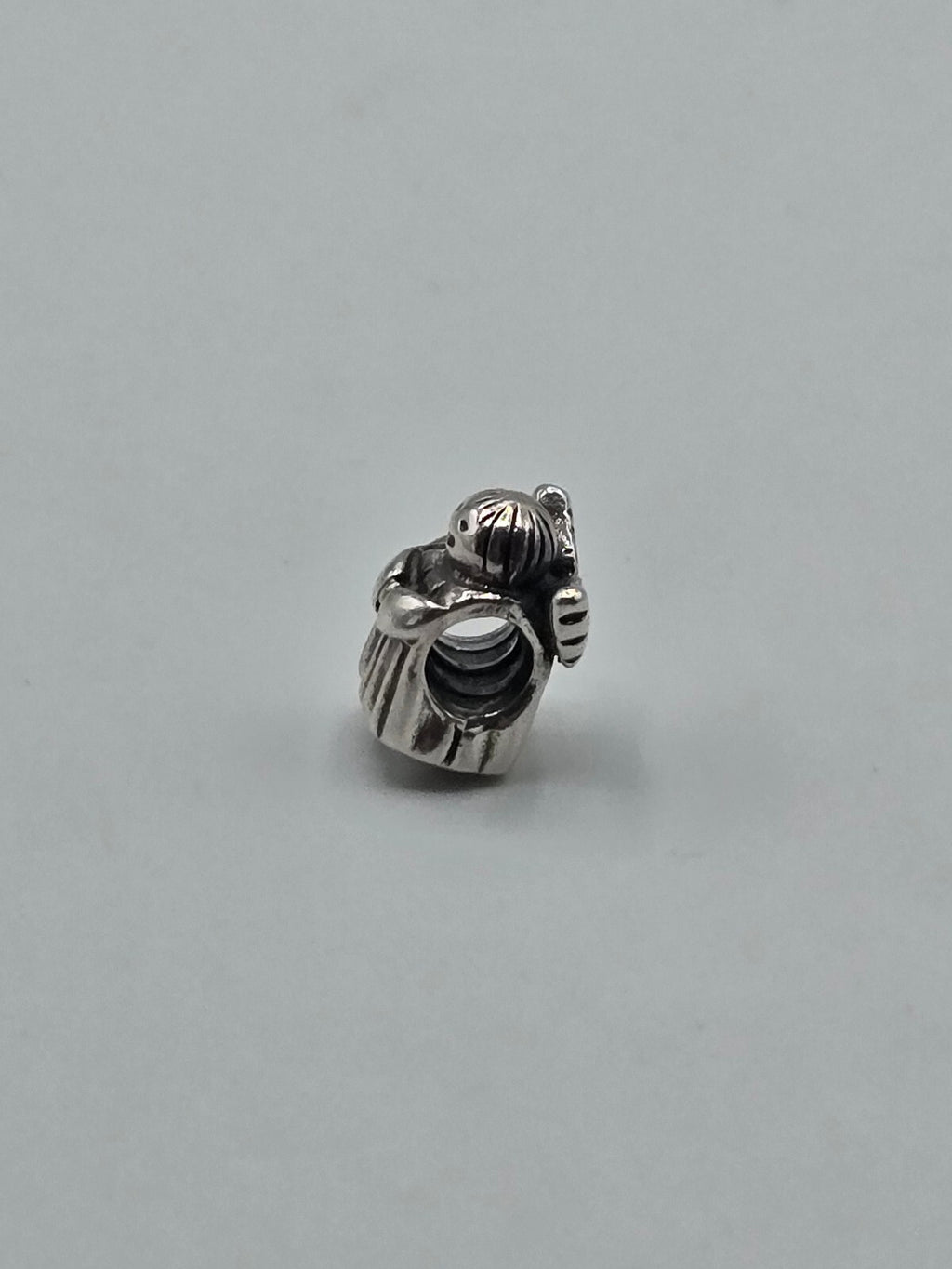 Preloved Pandora Guardian Angel Charm, S925 ALE sterling silver, side view
