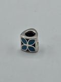 Pandora Blue Enamel Petal Triangle Charm