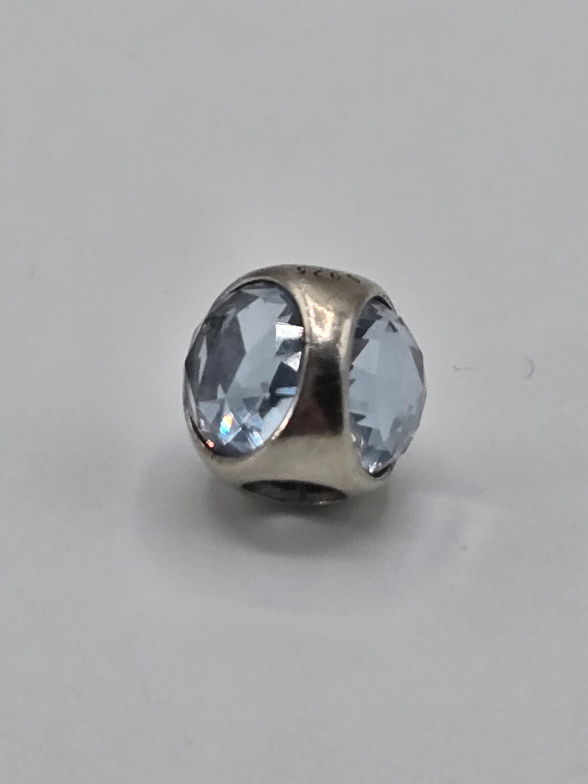 Pandora Light Blue Faceted Crystal Charm