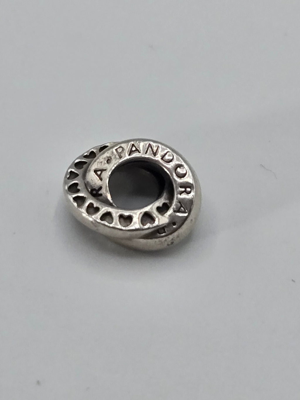 Pandora Interlocked Logo Circles Charm