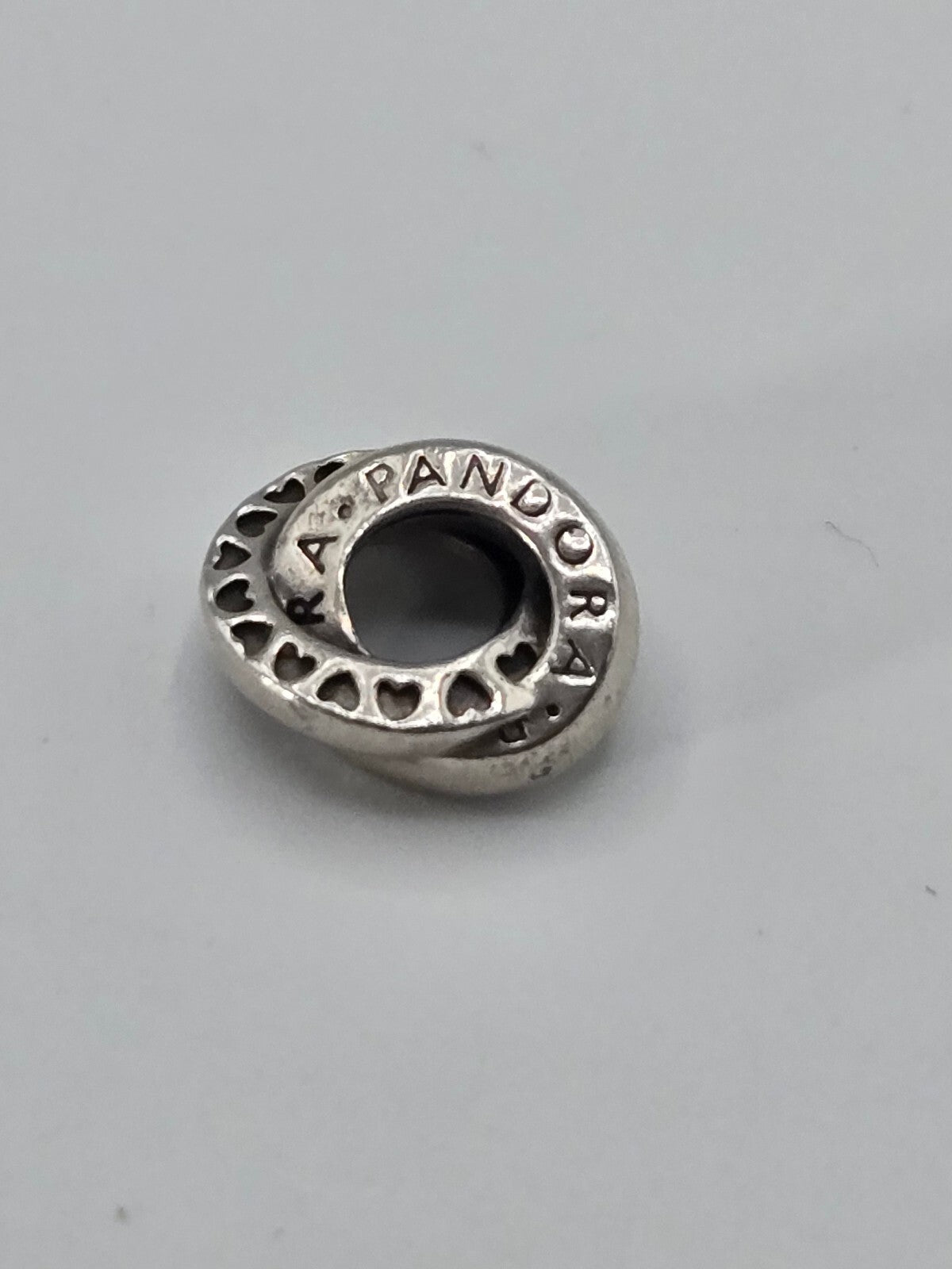 Pandora Interlocked Logo Circles Charm