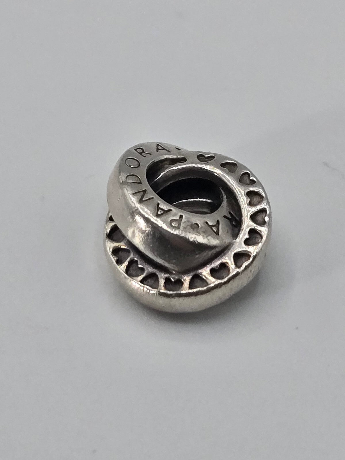 Pandora Interlocked Logo Circles Charm