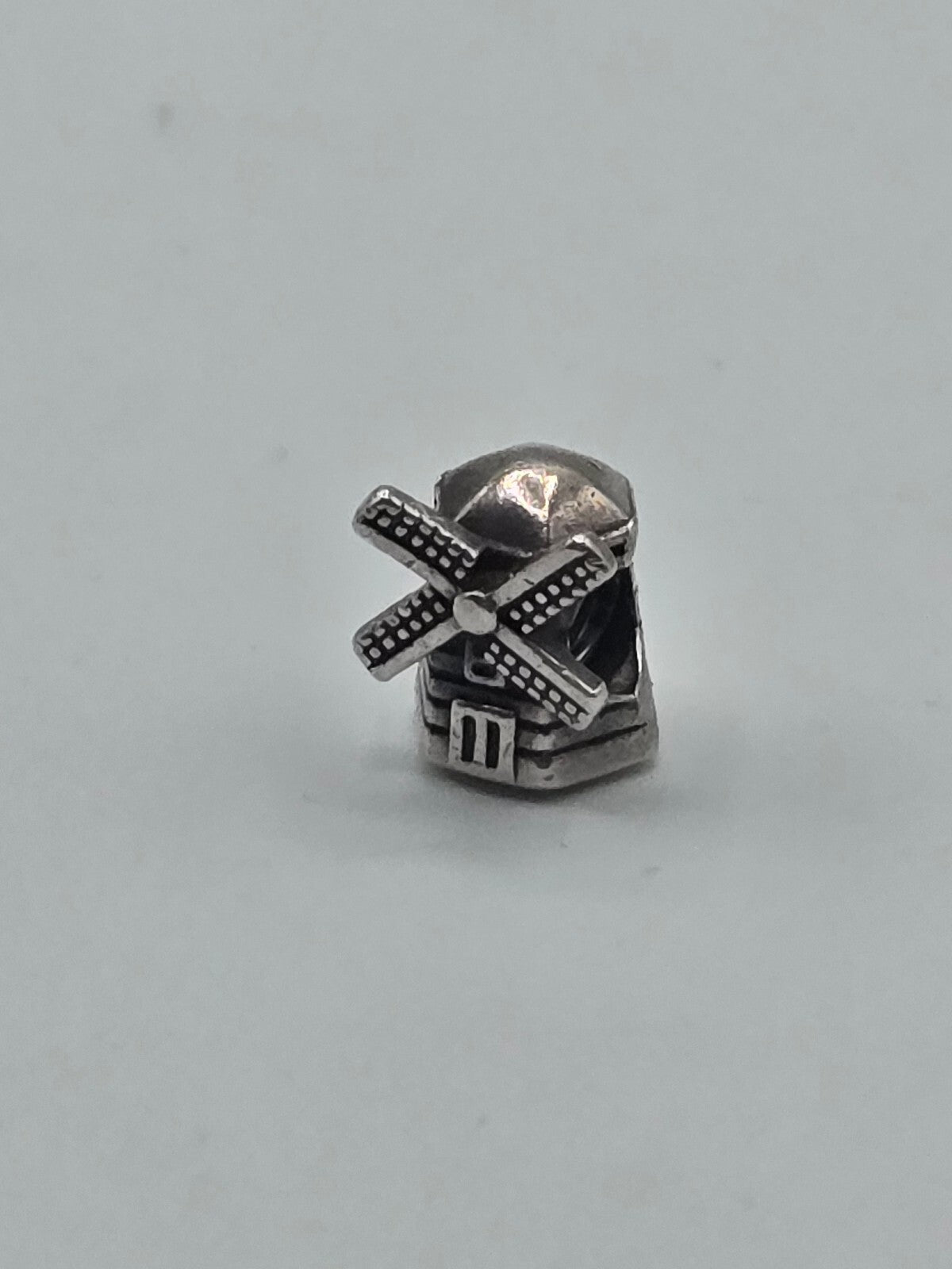 Preloved Pandora Windmill Dangle Charm, S925 ALE sterling silver, front view