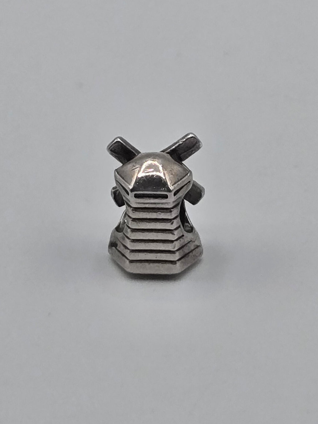 Preloved Pandora Windmill Dangle Charm, S925 ALE sterling silver, side view
