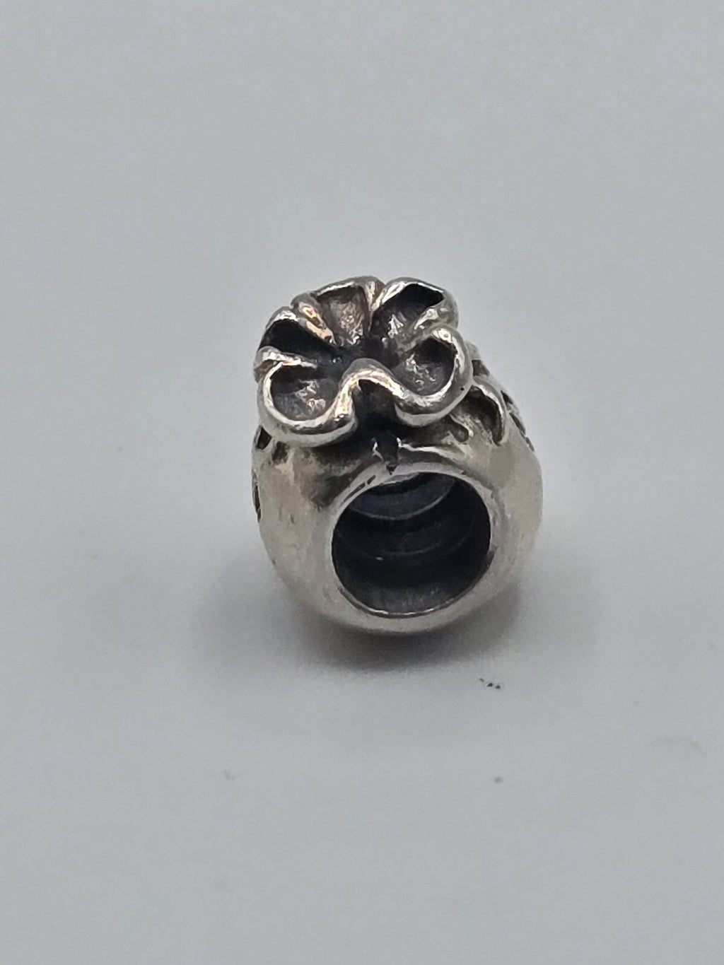 Preloved Pandora Money Bag Charm, S925 ALE sterling silver, side view