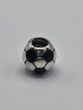 Preloved Pandora Football Charm, S925 ALE sterling silver, front view