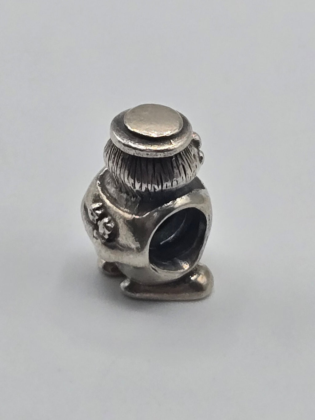 Preloved Pandora Clown Charm, S925 ALE sterling silver, side view