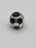Pandora Football Charm on a plain light background