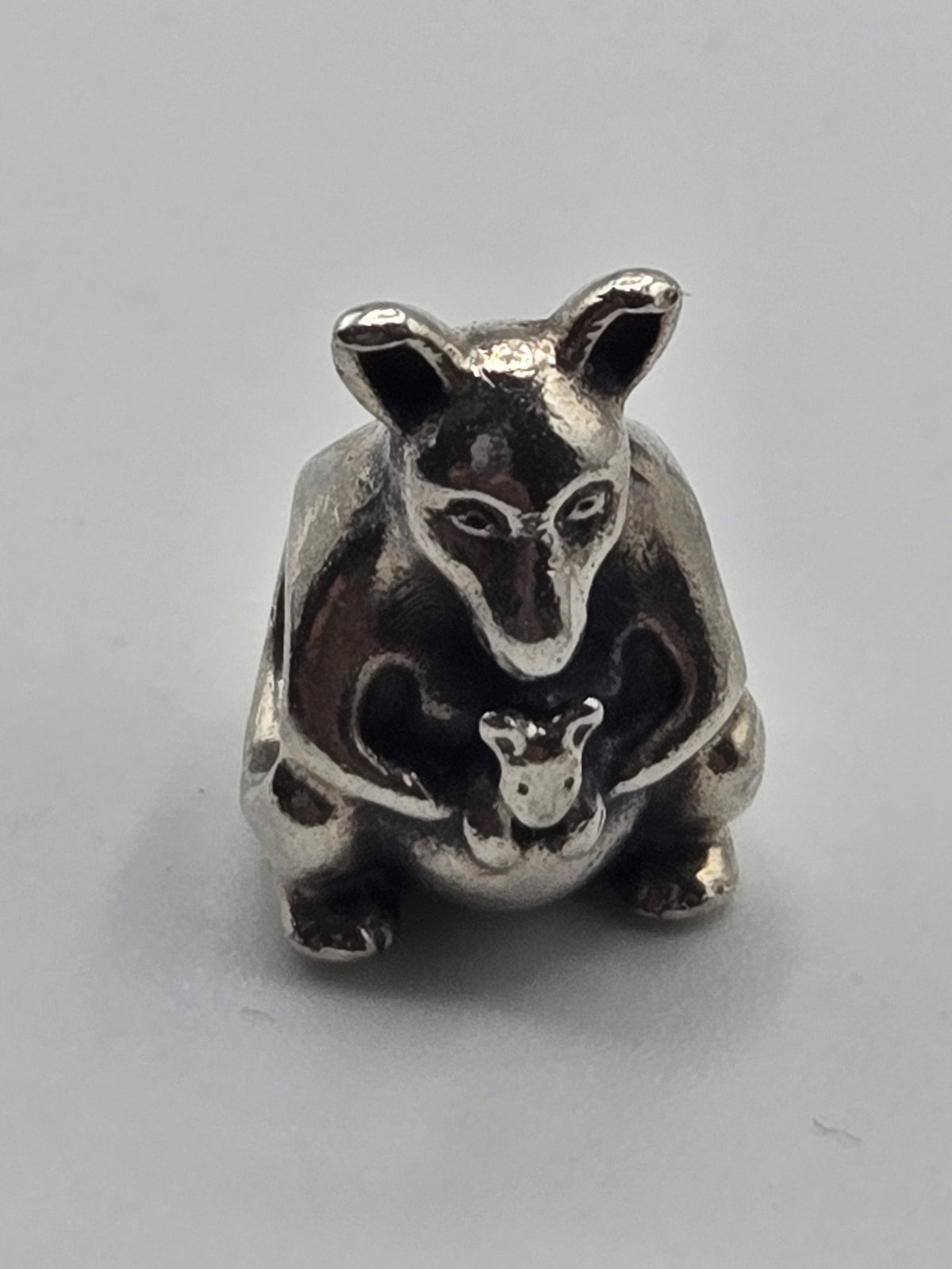 Pandora Kangaroo and Joey Charm on a plain light background