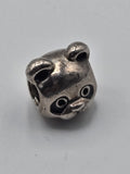 Pandora Panda Charm on a plain light background